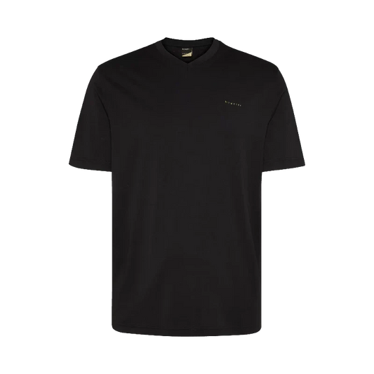 Bugatti T-shirt made from pure cotton in black
